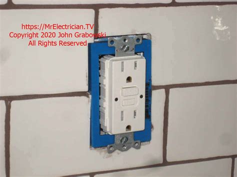 electrical box extensions for tile backsplash|backsplash tile outlet extension.